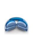 Philips Kablosuz Kulak Üstü Bluetooth Mikrofonlu Çocuk Kulaklığı Mavi - 3