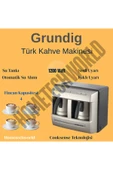 Grundig 4 Fincan kapasiteli Türk Kahve Makinesi Cream Gold - 1