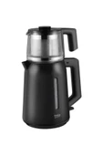 Beko Bkk 2221 C 1650 Watt Siyah Cam Demlikli Çay Makinesi 1-2 L - 1