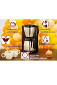 Philips Cafe Gaia Filtre Kahve Makinesi Gri - 1