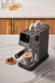 Grundig Delisia Coffee KSM 4330 Süt Köpürtücülü Manuel Espresso Makinesi - 1