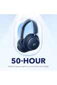 Soundcore Anker Space Q45 Aktif Gürültü Engelleyici Kulaklık, Gürültüyü%98’e Kadar Azaltır, 50 Saat - 7