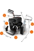 Philips Ep2231/40 Tam Otomatik Espresso Makinası, 1.8 L Kapasite, 3 Aromatik Kahve Çeşidi, Lattego S - 6