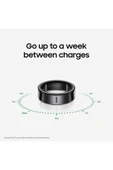 Samsung Galaxy Ring Fitness Monitör Uyku Takipçisi AI Akıllı Yüzük Boyut 8 - Titanyum Siyah - 2