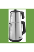 Beko 1650 W Gücünde Su ısıtıcı kapasitesi 1.7 Litre demlik kapasitesi 0.7litre Çay Makinesi - 6