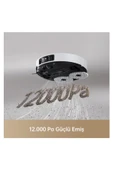 Dreame 12000Pa emiş gücüyle Ultra Robot Süpürge Beyaz-(X40 Ultra) - 2