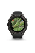 Garmin Fenix 8 – 51mm AMOLED Sapphire Karbon Gri DLC, Siyah/Gri Silikon Kayışlı - 6