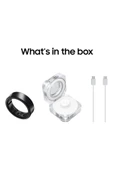 Samsung Galaxy Ring Fitness Monitör Uyku Takipçisi AI Akıllı Yüzük Boyut 8 - Titanyum Siyah - 3