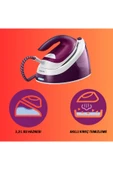 Philips Perfectcare Compact Essential Buhar Kazanlı Ütü Mor Oneblade Hediye - 3
