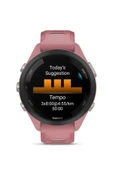 Garmin Forerunner 265S Pembe Gri Silikon Kayış Akıllı Saat - 3