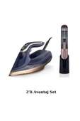Philips Azur 8000 Serisi Buharlı Ütü DST8050/20 - Arnica Sofa Rose Dikey Şarjlı Süpürge 2'li Avantaj Set - 1