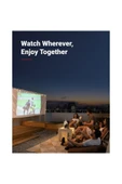 woodhub HD Nebula Mars II Pro Akıllı Taşınabilir 500 ANSI 1280x720 Wi-Fi DLP Projeksiyon Cihazı Siyah 1-2 K - 6