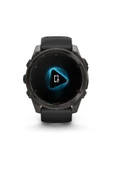 Garmin Fenix 8 – 51mm AMOLED Sapphire Karbon Gri DLC, Siyah/Gri Silikon Kayışlı - 4