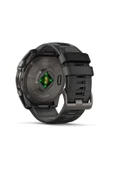 Garmin Fenix 8 – 51mm AMOLED Sapphire Karbon Gri DLC, Siyah/Gri Silikon Kayışlı - 8