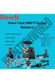 Bosch 2100 W Kıyma Makinesi - 1
