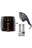 Philips Airfryer Xxl 7.3l Sıcak Hava Fritöz Hd9867 -russell Hobbs 28370-56 Buharlı Ütü +öğütücü - 1