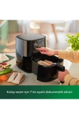Philips BLACK  Essential Airfryer – 4,1 L, Yağsız Fritöz, Rapid Air ,1400 W (hd9252/90) , BARDAK HEDİYELİ - 6