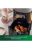 Philips BLACK  Essential Airfryer – 4,1 L, Yağsız Fritöz, Rapid Air ,1400 W (hd9252/90) , BARDAK HEDİYELİ - 5
