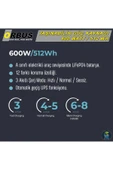 ORBUS 600W Power Station - 600 Watt Taşınabilir Güç Kaynağı - 3
