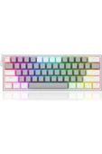 REDRAGON K617-RGB Gw Fızz %60 Kablolu Mekanik Klavye,Türkçe, Red Switch, Gri/beyaz - 3