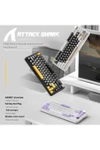 Choice Attack Shark X85Pro Oyun Mekanik Klavye Üç Mod RGB Bluetooth Kablosuz Özelleştirme Sıcak ... - 2