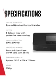 Canon SELPHY CP1500 Renkli Taşınabilir Fotoğraf Yazıcısı Siyah - 8