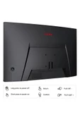 Koorui 27" 27e6qc Curved Va Panel 1ms 144hz Hdmı, Displayport Freesync Qhd Vesa Gaming Siyah Monitör - 6