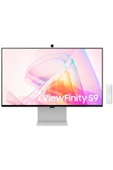 Samsung 27" LS27C902PAUXUF ViewFinity S9 5K IPS Pivot WebCam Monitör 5ms Light Gray - 1