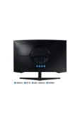 Samsung 32 Inç 2k Qhd 1ms 165hz Freesync Hdr10 1ms Va 1000r Kavisli Gaming Monitör Siyah-ls32cg552euxuf - 7