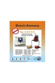 Ermiya Siemens Bosch Type G Elektrikli Süpürge Toz Torbası G Tipi 20 Ad Toz Torbası Kumaş thumbnail 2