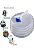 easyso Katlanabilir Akordiyon Su Bidonu 10 Litre Çok Amaçlı Kamp/ Piknik Için Uygun thumbnail 1