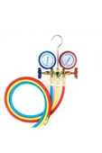 Choice R32 R410a 3 Way AC Diagnostic Manifold Gauge Set for Freon Charging Fits R410a R404A R134a Refrig... thumbnail 3