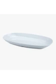 Ermiya 6 Adet Termostar Beyaz Melamin Kayık Tabak 14*17*25*29*32 Cm Ebat Ölçü Seçiniz - 1