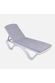 Belde Delux Şezlong Minderi Gri 180*55*5 Cm - 1