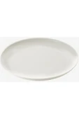 Ermiya Hitit Arya Klasik Melamin Pasta Tatlı Dondurma Servis Tabağı 12 Parça 17 cm Beyaz - 2