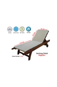 ALDA Spor Tekstil Yıkanabilir Akrilik Kumaş Şezlong Minderi 55x180x5 Cm thumbnail 1