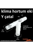 Yıldırım 2 Adet Klima Hortumu Tahliye Eki 3 Yol Çatal Ye Plastik Hortum Ekleme Aparatı thumbnail 2