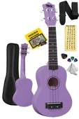 Midex UKX-901PRP Mor Soprano Ukulele (Askı Çanta Metod Pena) thumbnail 1