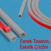 Greentech Esnek Kablo Kanalı Gri / GT-KK02 - 3