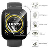 Amazfit Bip 6 Uyumlu 3 Adet Şeffaf Ekran koruyucu Nano Jelatin thumbnail 4