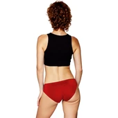 YohannesClub, Kadın, Pamuklu Hipster Basic Külot, Çok Renkli, 5'li Paket thumbnail 4