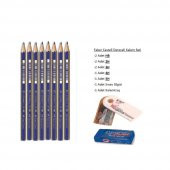 Resim Kalemi Faber Dereceli Kalem Seti Karakalem Seti 5H 4H 3H 2H HB 8li Set - 1