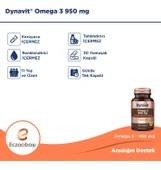 Dynavit Omega 3 950 Mg 30 Yumuşak Kapsül - 4