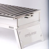 Outdoven M1 Alev Yapmayan Katlanabilir Inox Mangal - 7