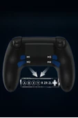 QASUL PS-4 için Kablosuz Kontrol Cihazı Çift Titreşimli RGB LED Gamepad Joystick Yüksek Doğruluk  Kontrol - 6