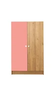 Güven Mobilya 90*190 Okyanus Ceviz / Pembe Karyola Dolap Kiwi Ranza - 3