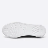 Fosco 9901 Siyah Beyaz Hakiki Deri Sneakers Ayakkabı thumbnail 4