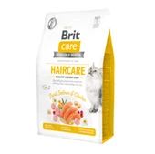 Brit Care Haircare Hipoalerjenik Deri ve Tüy Sağlığı İçin Tavuklu Ve Somonlu Tahılsız Yetişkin Kedi Maması 2 Kg - 1