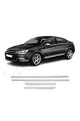 BRSPLAST  Citroen C5 2 Uyumlu 2008 ve Üzeri Krom Yan Kapı Çıtası 4 Parça Paslanmaz Çelik thumbnail 2