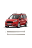 BRSPLAST  Ford Courier Uyumlu 2014 Ve Üzeri Krom Sürgü Çıtası 2 Parça Paslanmaz Çelik thumbnail 2
